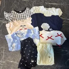 女の子　半袖Tシャツ・ボトムス　90 まとめ売り