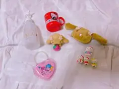 昭和レトロ貴重　キキララミラー&くしセット他サンリオキャラクターグッズ
