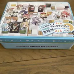 ホロライブプロダクションの事務所に行ってきましたクッキーの缶ケース
