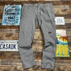 Dickies ダブルニー　スキニー　ワークパンツ　38×32 811 XL相当