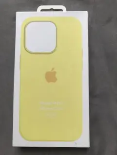 iPhone 14Pro シリコーンケース　 カナリアイエロー新品純正