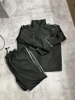 hillcrop ブラック レインウェア L ズボンM ※裏起毛