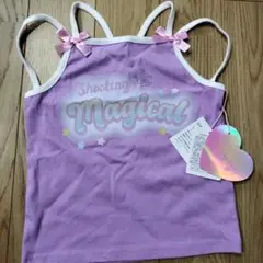 バースデイ　キャミソール　130cm パープル　Shooting Magical