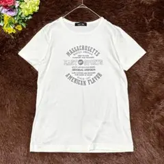イーストボーイ【11】ロゴプリント Tシャツ 白 半袖 綿100 カジュアル