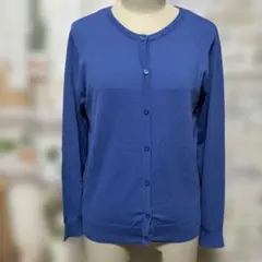 Comfort basic Lサイズ 青 カーディガン