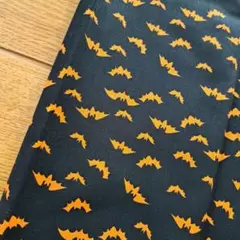 50×50　ハロウィン　コウモリ　USA コットン　薄手　生地　はぎれ