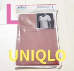 ●新品未開封●ユニクロレディース●エアリズム半袖Tシャツ●ピンク●Lサイズ