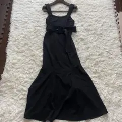 SNIDEL コルセットマーメイドジャンスカ　ブラック　1