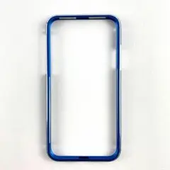 【残り1点】　iPhoneXS X アルミバンパー ディープブルー 耐衝撃
