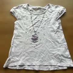 Disney 薄紫 Tシャツ 120cm