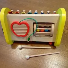 木製知育玩具 音楽ギア付き