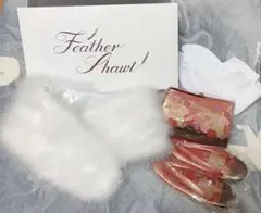 【美品】成人式 振袖用 草履バッグ、草履、足袋、ショール セット