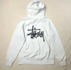 Stussy ホワイト パーカー