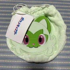 【新品未使用】　ポケモン　ニャオハ　巾着　SEGA セガ　ピカチュウ