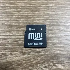 miniSDカード　16MB