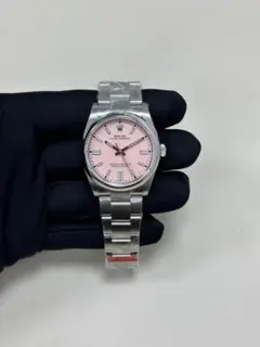 ロレックス 自動巻き 腕時計 ピンク ROLEX