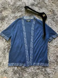 ☆希少☆ ヴィンテージ CHANEL ロゴ トップス ボレロ カシミヤ 100%