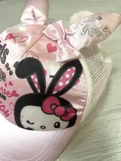 USJ限定♡ハローキティ ウサギ耳キャップ ピンク