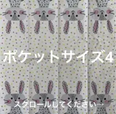 ꕤ︎︎·͜· ︎︎ポケットサイズ4・ペーパーナプキン19柄