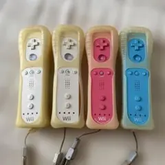【Wii　コントローラー】リモコン4本セット