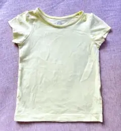 80 シンプル　Tシャツ　イエロー　西松屋