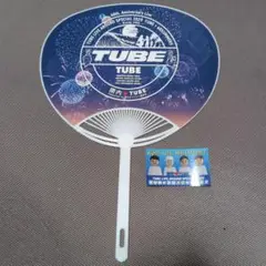 TUBE 40周年 記念 うちわ 2025 限定 ステッカー 各1 関内　②