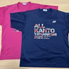 ALL KANTO YAMANASHI 2022 バドミントン シャツ 2枚