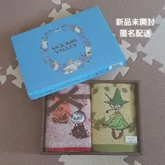 新品未開封】MOOMINVALLEY スナフキンu0026ミー ウォッシュタオルセット