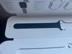 新品　片側のみ　純正AppleWatch用バンド 45mm ダークブルー M/L