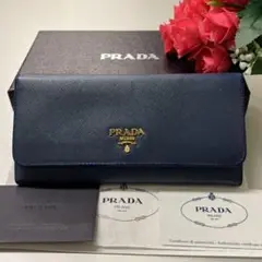 新品同様‼️ プラダ PRADA 財布 長財布 サフィアーノ