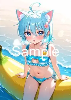 A4サイズアートポスター 1点もの 美女ポスター最高品質 E- I-４７
