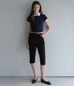 新品MUSINSA STANDARD WOMAN ハーフパンツ　ブラック　28