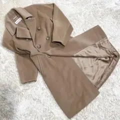 マックスマーラ ロングコート 白タグ キャメル 40