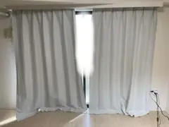 カインズ　カーテン　グレー　2枚セット