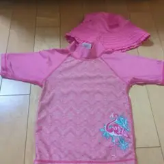 UVSKINZ バケットハット＆ラッシュガード　5歳用　100〜110cm