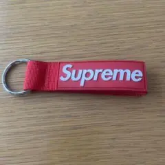 Supreme レッド キーホルダー