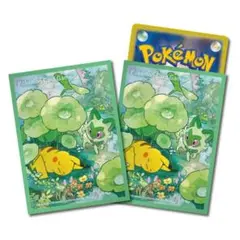 ポケモンカードゲーム デッキシールド ピカチュウ&ニャオハ【グリーン】