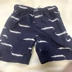 ワニ柄 ネイビー サーフパンツ 5号