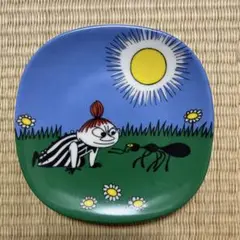 ムーミン　ミィと蟻　アラビア　プレート