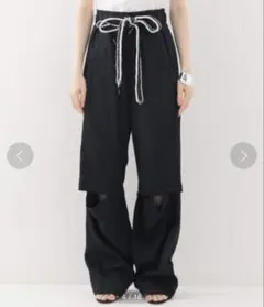 LIVINGTONE leraxed open knee デニムパンツ