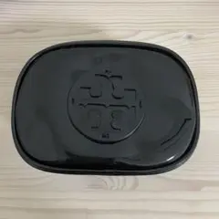 Tory Burch トリーバーチ エナメル ポーチ 黒 ブラック