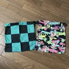 ハンドメイド 巾着 2枚セット