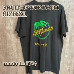 FRUIT OF THE LOOM Tシャツ　BEST 黒 XL USA製