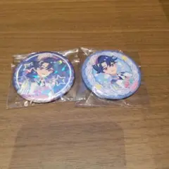 本日発送　レア　ひみつのアイプリ　アモカフェ すばる 缶バッジ　2点セット　ホロ