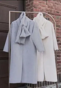 Faux Fur Reversible Coat SKY