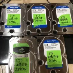 836 3TB HDD 3.5インチ 正常 5個