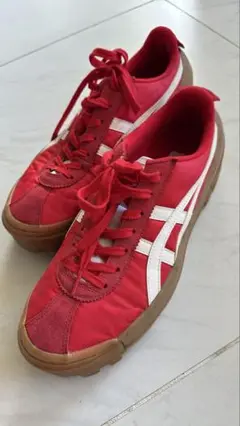 【美品】オニツカタイガーDELEGATION CHUNK RED 28.5cm