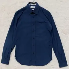 MARKAWARE × THOMAS MASON 長袖シャツ ネイビー S