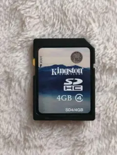 SDカード　4GB　kingston　キングストン　メモリーカード 　SDHC