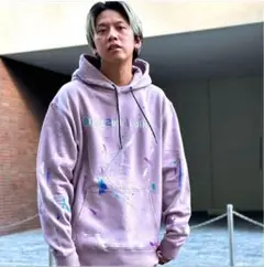 レフラー　ペイントパーカー　PNK
